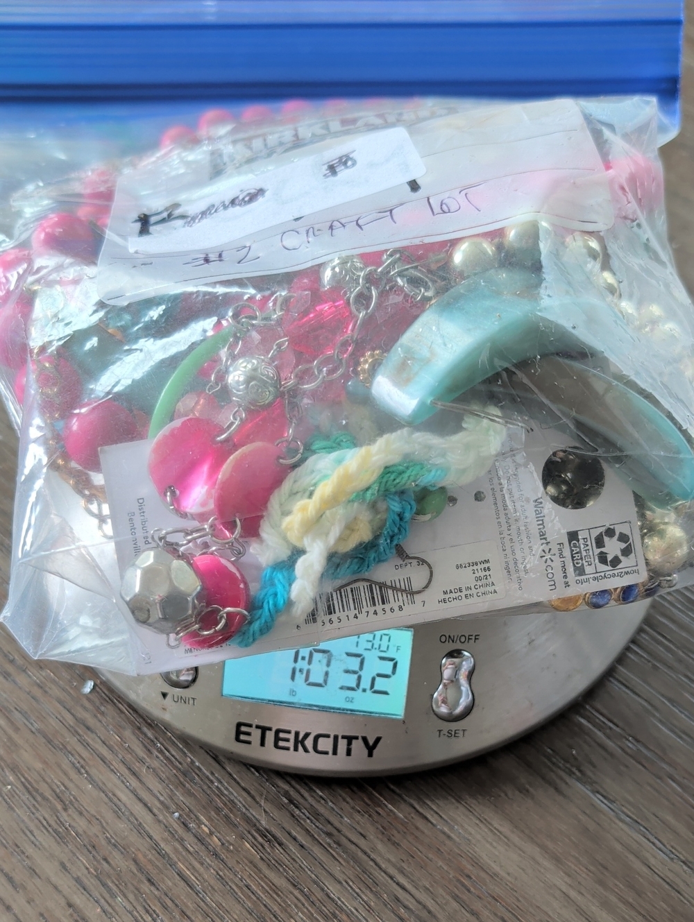 1lb Craft Lot Jewelry #2